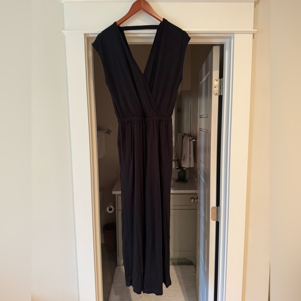 Loft Black Jumpsuit
